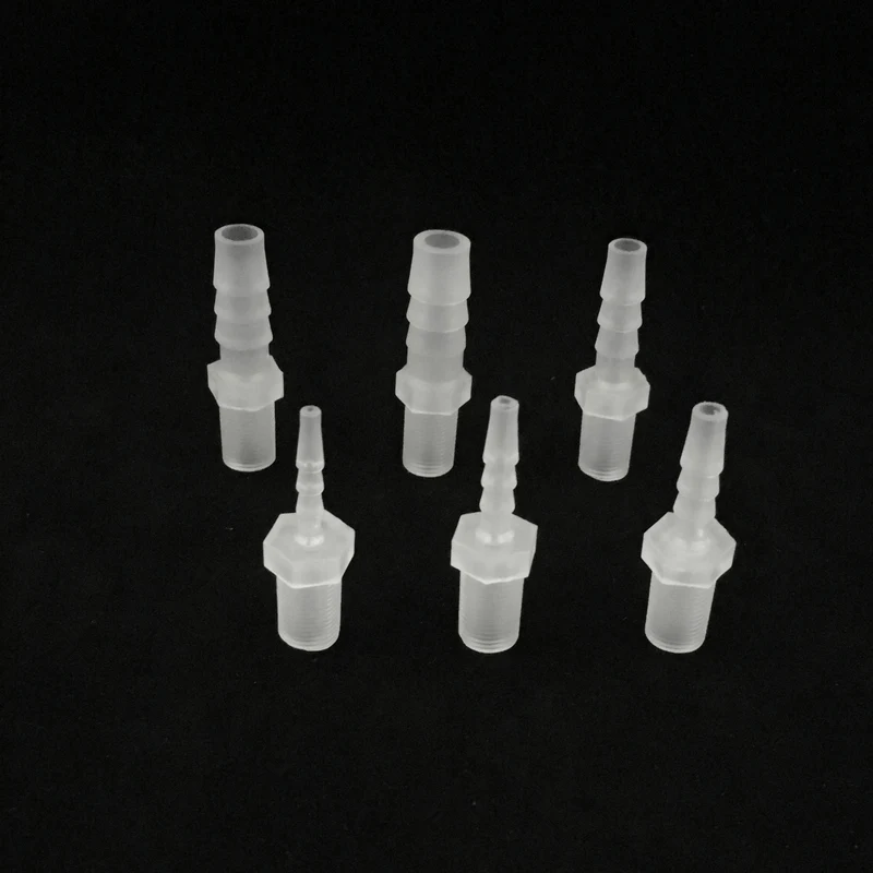 

1pcs Plastic 1/8" Thread To 2.8mm-9.5mm Straight Connectors Garden Watering Hose Fitting Adapters