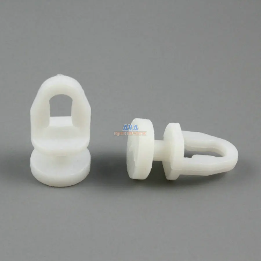 

200 Pieces Curtain Track Roller Curtain Track Slide Gliders 11x20mm