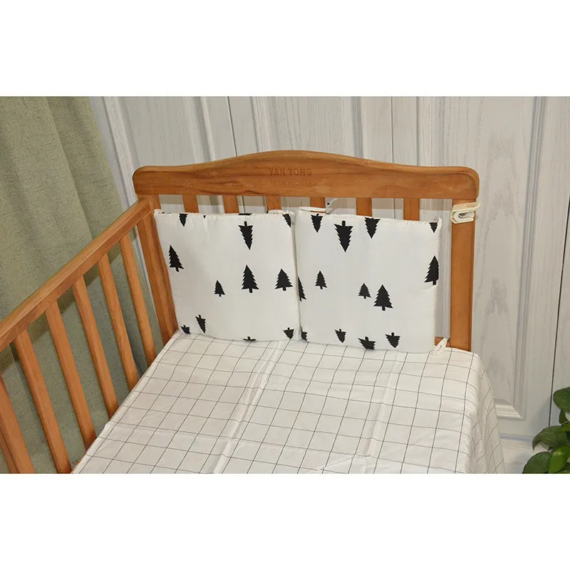 Детская кровать бампер 2 шт. 30*30 см детская кроватка бампер кровать Протектор Дышащий ребенок защита для кроватки подушки детские подушки