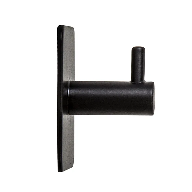 304Stainless Steel Simple Coat Hook Square Single Hook Bathroom