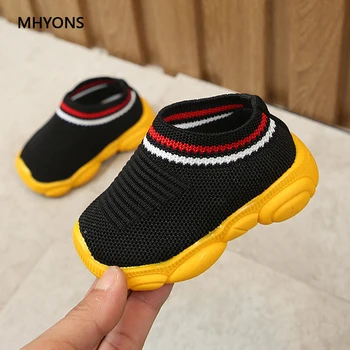 

Autumn Kids Socks Shoes New Fashionable Net Breathable Leisure Sports Running Shoes For Girls Shoes For Boys Brand Kids Sneakers