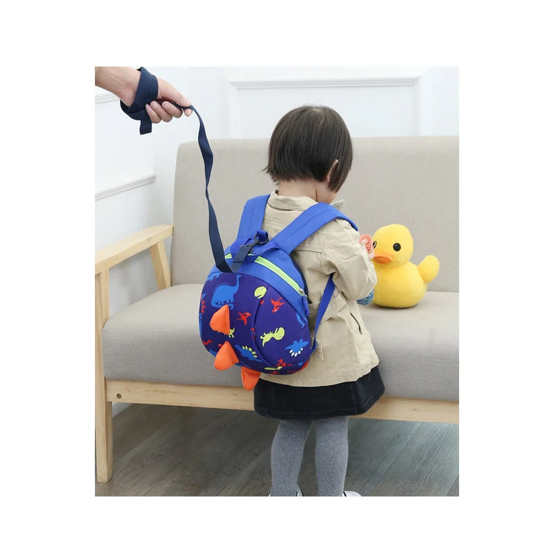  Cute School Backpack Anti-lost Kids Bag Cartoon Animal Dinosaur Children Backpacks for Kindergarten - 32841691927