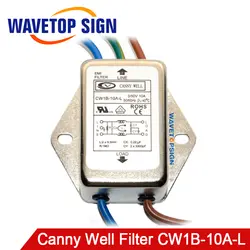 Canny well фильтр CW1B-10A-L Canny well 0-50 V DC фильтр для источника питания 1A 3A 10A машина лазера использования 10A