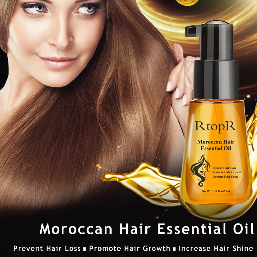Morocco Argan Oil Уход за волосами сущность питательный восстановления поврежденных улучшить Разделение волос грубая удалить жирный лечение по уходу за волосами 35 мл