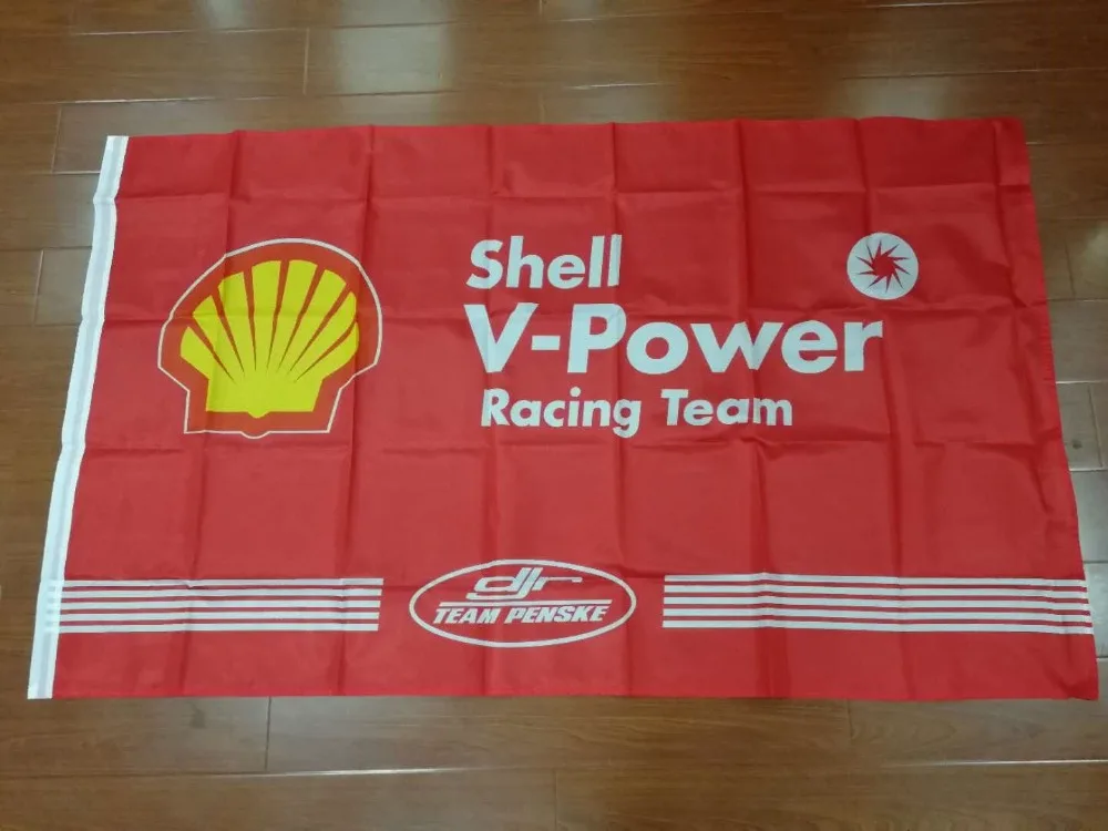

Yehoy Collection 90*150cm shell V-power racing team flag for decoration