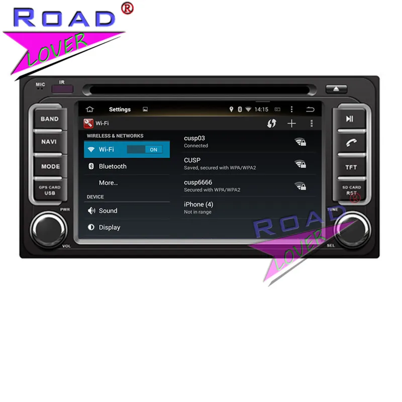 Clearance Roadlover Android 9.0 Car DVD Player For Toyota Universal Innova Corolla Camry Land Cruiser Hilux Tundra Stereo GPS Navigation 5