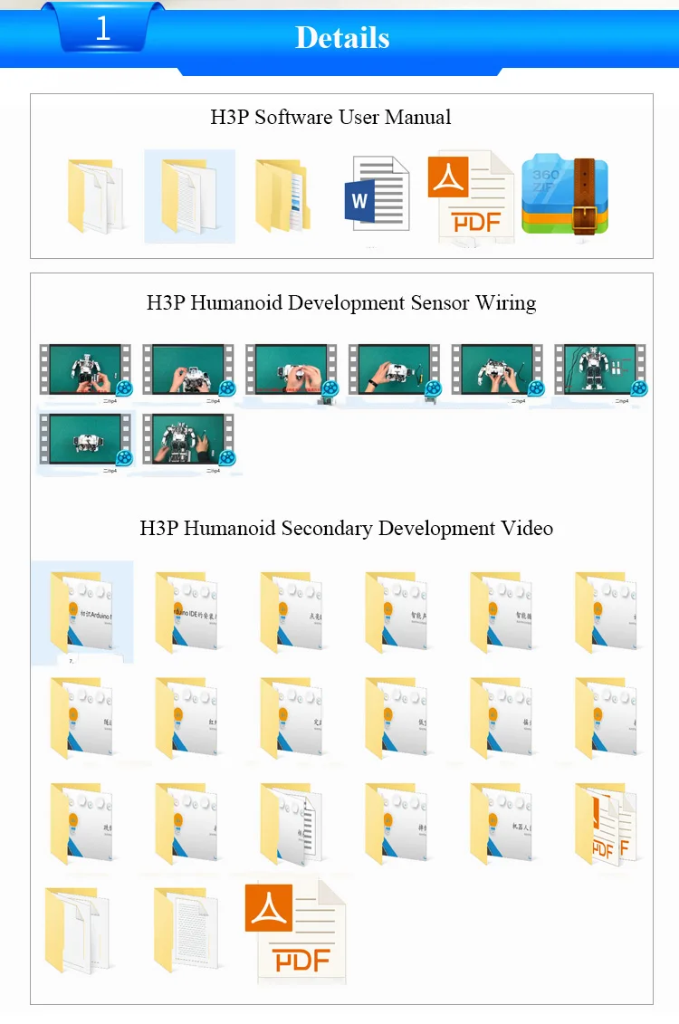 Hiwonder H3P Интеллектуальный гуманоидный робот игрушка программируемый Радиоуправляемый контроль, танцующие роботы с богатым датчиком для образования детей