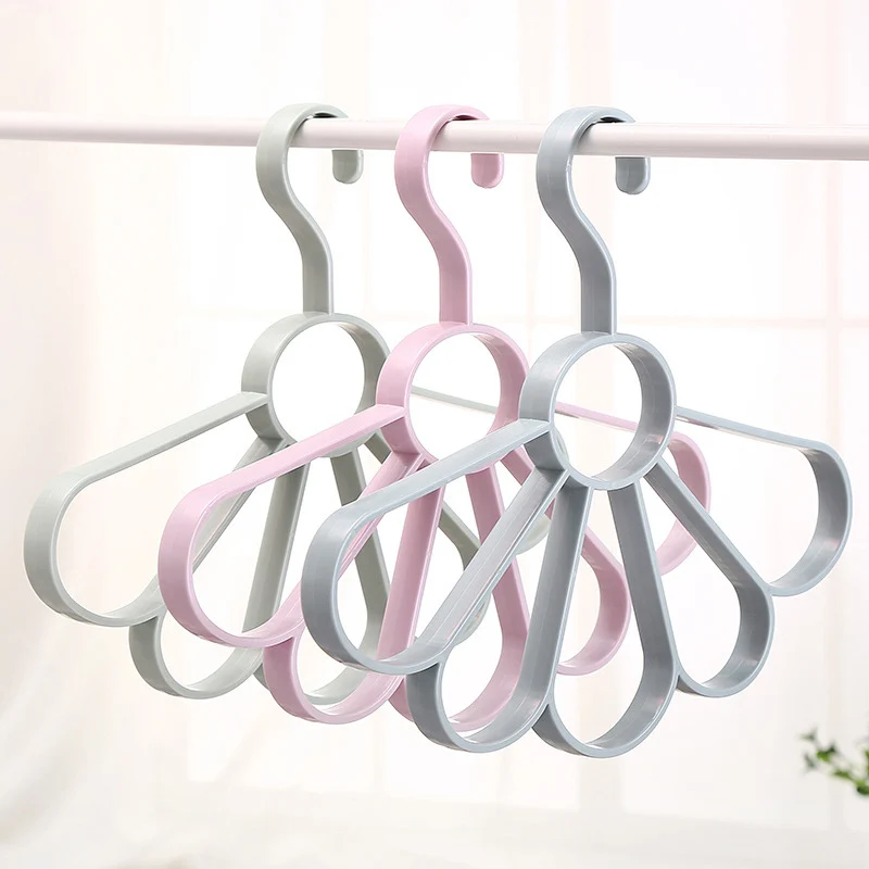 

Plastic Storage Shelf Nordic Multifunction Storage Hanger Fan-Shaped Rack Holder for Scarf Rack Belt P7Ding