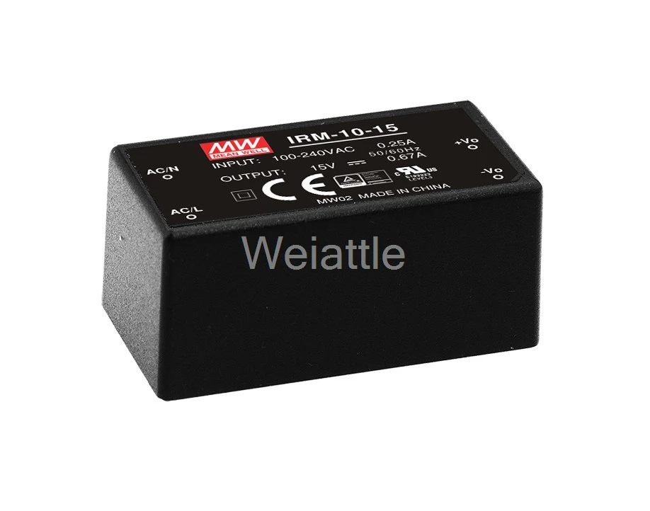 

MEAN WELL original IRM-10-3.3 3.3V 2.5A meanwell IRM-10 3.3V 8.25W Single Output Encapsulated Type