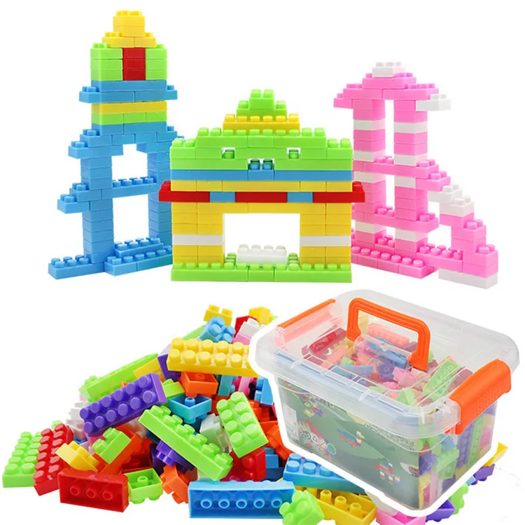 Educational Toys for Children Building Blocks of Intellectual Enlightenment Sets with Box 250pcs Educational Toys for Children Building Blocks of Intellectual Enlightenment Sets with Box 250pcs