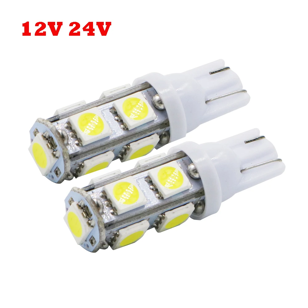 YSY 200X Оптовая торговля T10 9SMD 5050 9 Smd 9Led автомобиль 194 168 192 W5W светодиодные