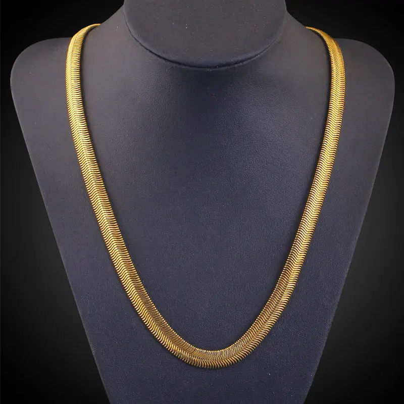 Lose Money Figaro 6mm Thick Gold Necklace Figaro Chain Gold Color Necklace Men Women 20 Inches Wholesale Retail Father S Day Gold Necklace Colorful Necklacenecklace Men Aliexpress