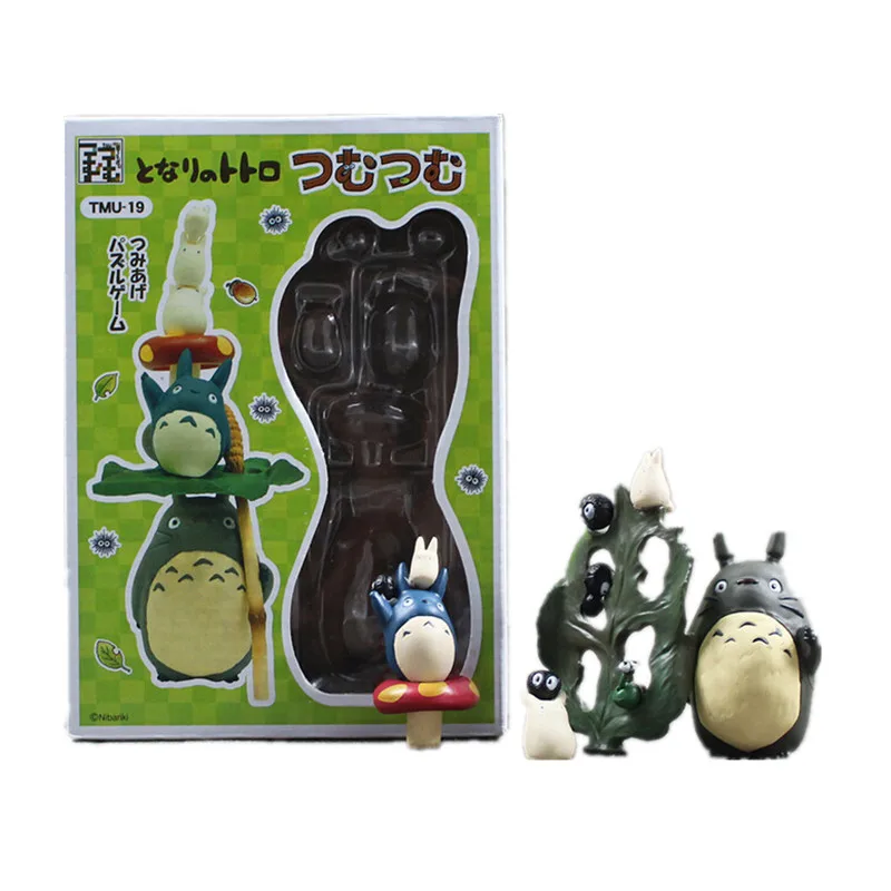 4 стиля известный Хаяо Миядзаки фильм Унесенные призраками служба доставки Кики тонари нет Тоторо Мой сосед фигурка модель игрушки - Цвет: Totoro in color box