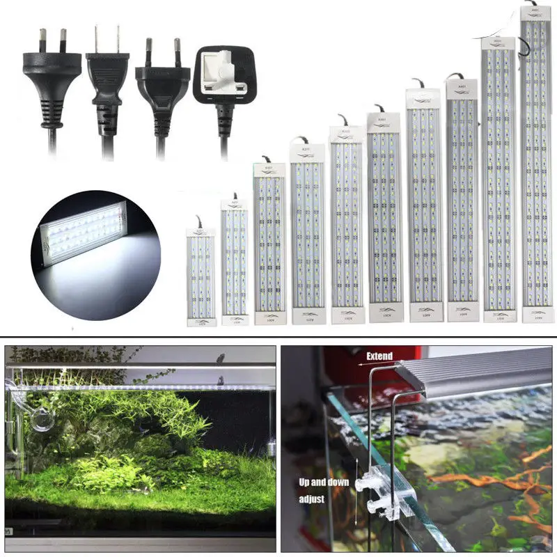 

110~240v Chihiros A series ADA style water plant grow 6500k LED light brief style remote controller aquarium fish tank