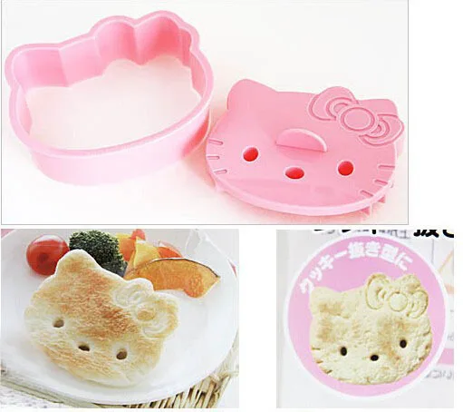 Kawaii Hello Kitty Face Sandwich Mould Bread Mold ...