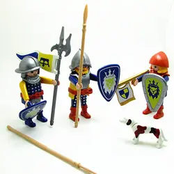 Горячие Playmobil набор Пираты человеческих фигур фигурки строительных блоков виниловые куклы комплекты Рождественский подарок игрушки для