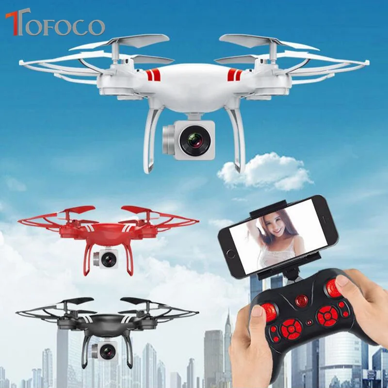 

TOFOCO KY101 Altitude Hold Headless FPV RC Drone With Camera HD WIFI Real Time Remote Control RC Helicopter Quadcopter Drone