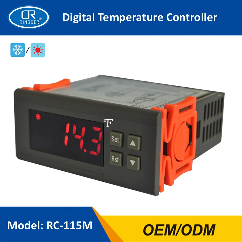 ALL PURPOSE TEMPERATURE CONTROLLER RINGDER RC-115M F 3