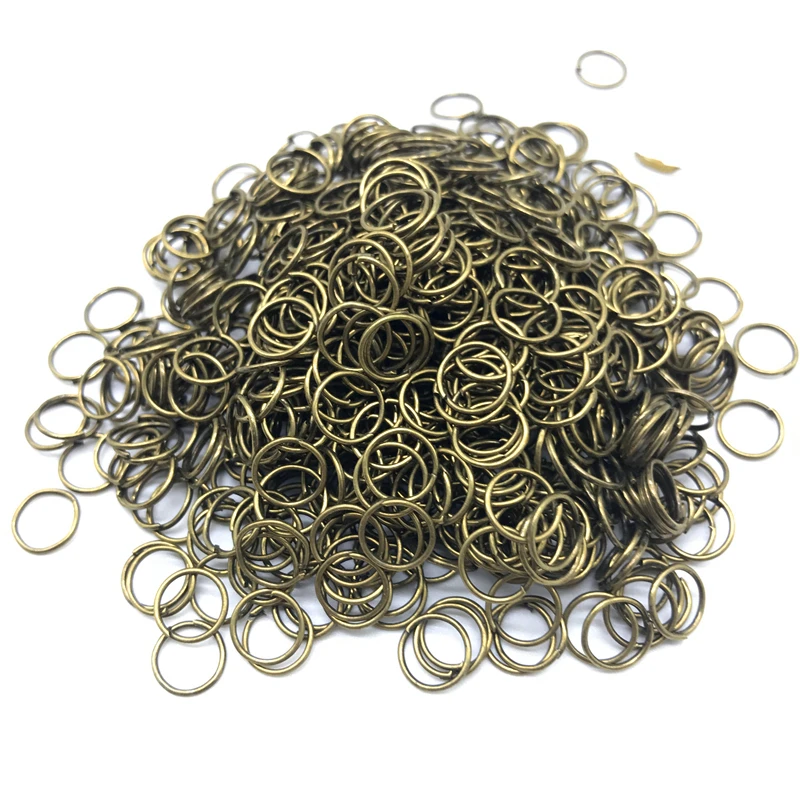 Jump rings 4mm 6mm 8mm 10mm Metal Open Jump Rings Split Rings Connectors For Diy Jewelry Making