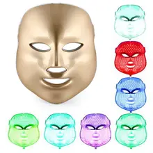 LED Facial Mask 3/7 Color LED Photon Facial Mask Wrinkle Acne Removal Beauty Spa Device Skin Rejuvenation White Facial Masker