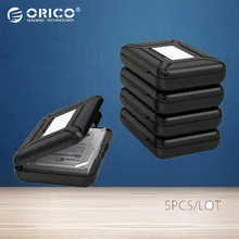 ORICO PHX-5S-GY 5 Bay Simple HDD Protector Box for 3.5″ Hard Drive(HDD) with Waterproof Function- 5PCS/LOT-Gray