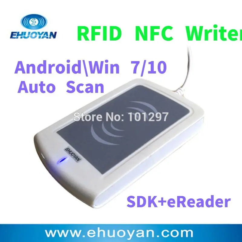 Считыватель NFC Android/ Rfid 13 56 МГц ER302 Android + автоматический считыватель сканирования