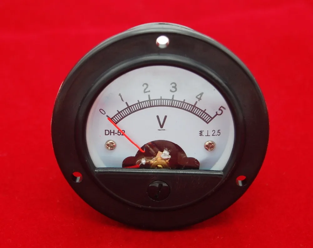 AC 0-250v Round Analog Voltmeter Voltage Panel Meter Dia 90mm Directly Connect for sale online