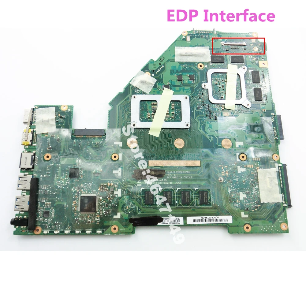  X550JX i7-4750HQ GTX950M 2GB 4G RAM Mainboard For ASUS X550J X550JK FX50J A550J K550J laptop mother