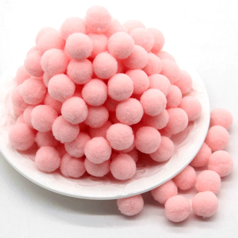 8/10/15/20/25/30mm Mini Fluffy Soft Pom Poms Pompoms Ball Handmade Kids Toys Wedding Christmas Decor DIY Sewing Craft Supplies