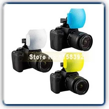 

Free Shipping New 3pcs Pop up Flash Diffuser with one Bracket for Can&n 650D 600D 550D Nik&n D7000 D5100 D90 Fujifilm Olympus