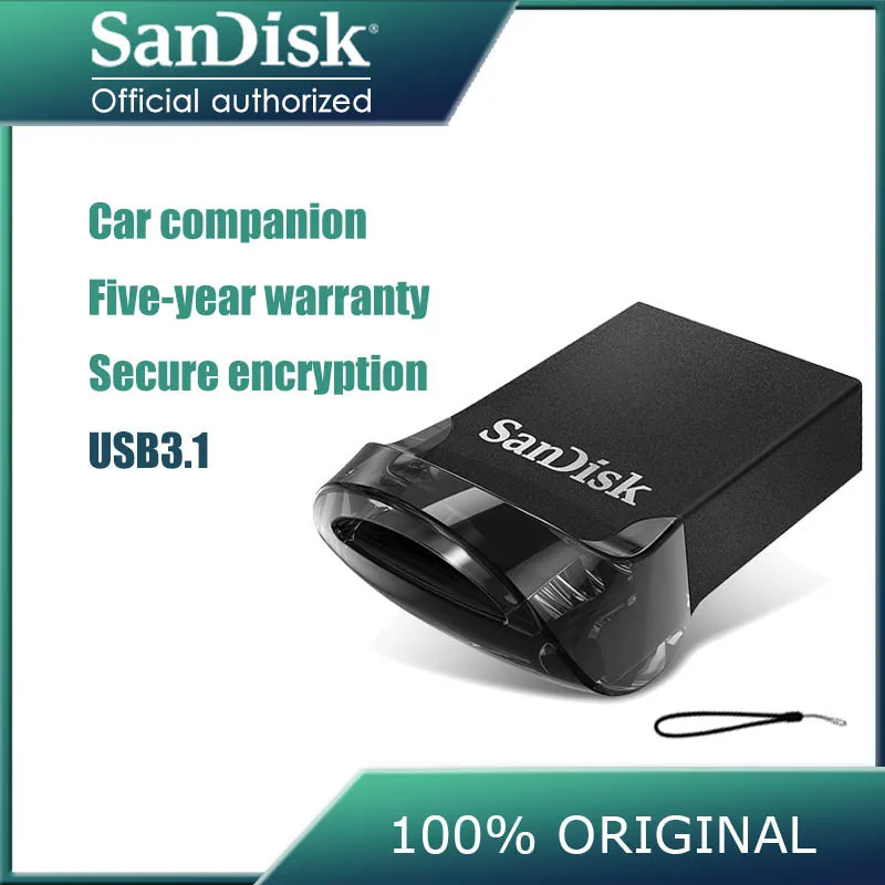 

SanDisk 3.1 3.0 USB Flash Drive 256GB 128GB 64GB 32GB 16GB 8GB Pen Drives Pendrive Flashdisk U Disk with MicroUSB TypeC Adapter