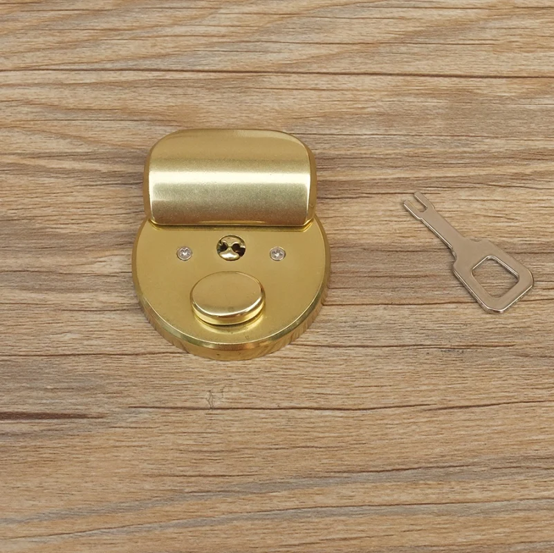 Buy DIY Johnleather Craft Hardware Briefcase Lock Clasp Brass Color 44mm*52mm