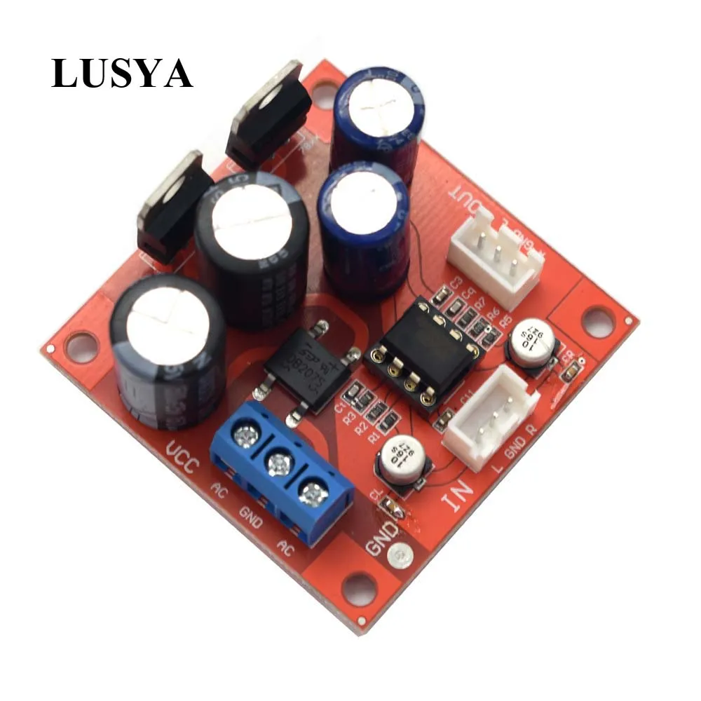 Lusya Vinyl record player MM MC phono board Preamplifier board NE5532 op amp dual AC 5-16V G9-001