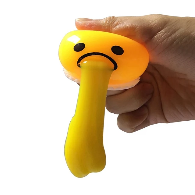 DIY Funny Nausea Egg Yolk Brother Vomiting Egg Yolk Lazy Egg Yolk Vomit