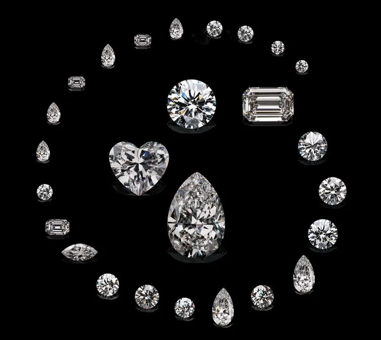 THREEMAN тест положительное 2Ct подлинное Moissanite Charles& Colvard твердое белое золото кольцо Помолвочное с солитёром кольцо для женщин AU585