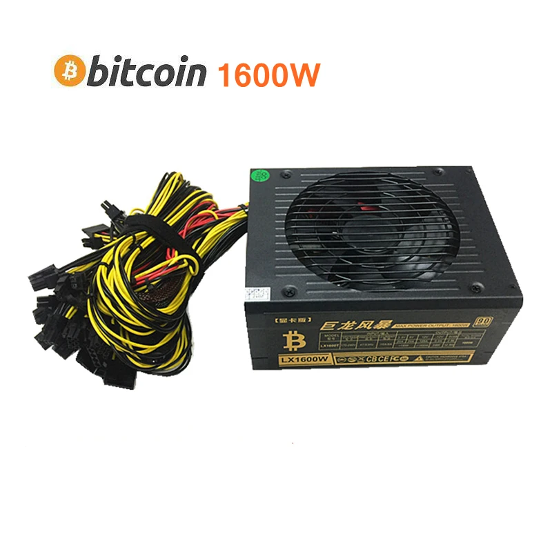 Miner Machine 1600w Powre Supply ETH Bitcoin Case PSU Asic ATX 12V 125A Apply R9 370 380 RX 470 480 570 580 1060 GPU Video Card Miner Machine 1600w Powre Supply ETH Bitcoin Case PSU Asic ATX 12V 125A Apply R9 370 380 RX 470 480 570 580 1060 GPU Video Card