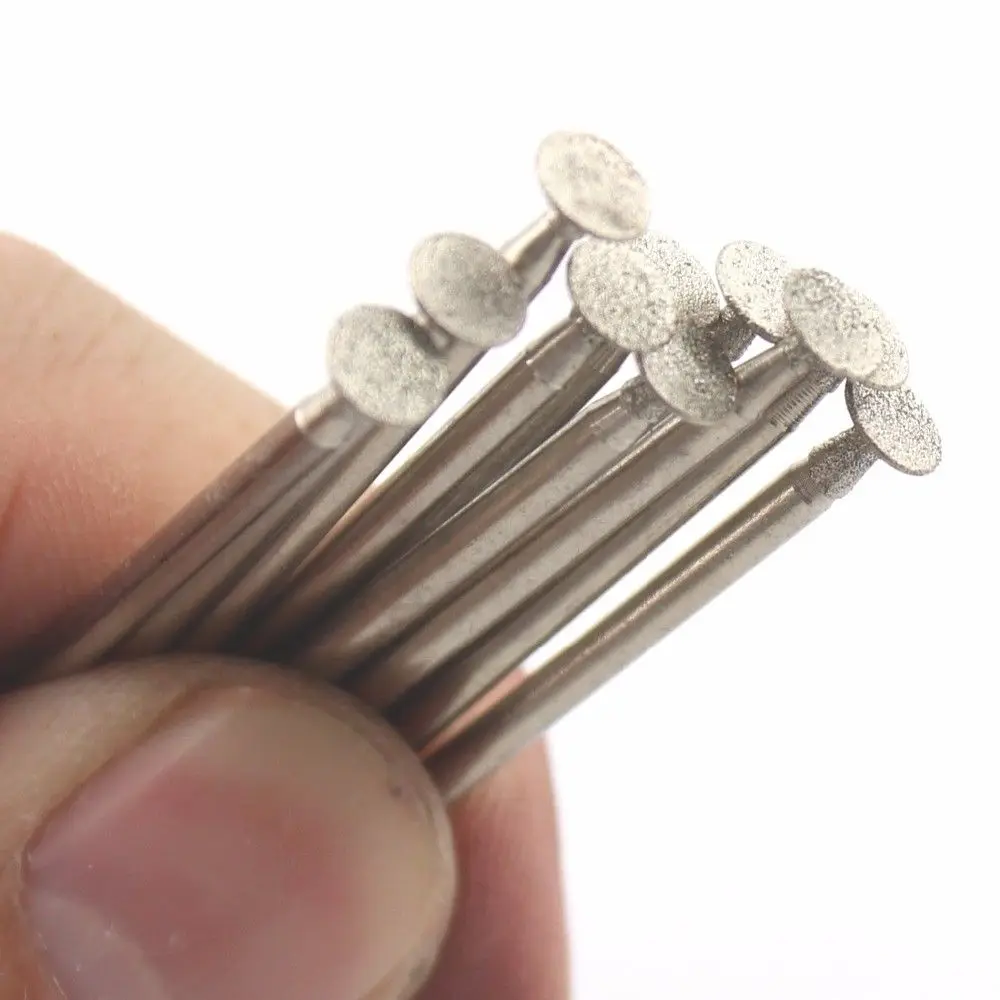 10 шт., 1-8 мм, алмазная шлифовальная насадка для ногтей, алмазная шлифовальная насадка, сверло, установленная точка ILOVETOOL