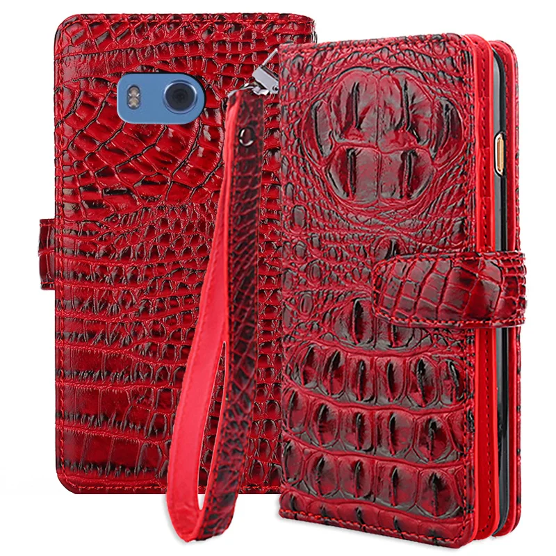 

PU Leather Case For HTC U11 Flip Cover Wallet Phone Cases For HTC U11 U 11 U-3f 5.5" Full Protection Cover New