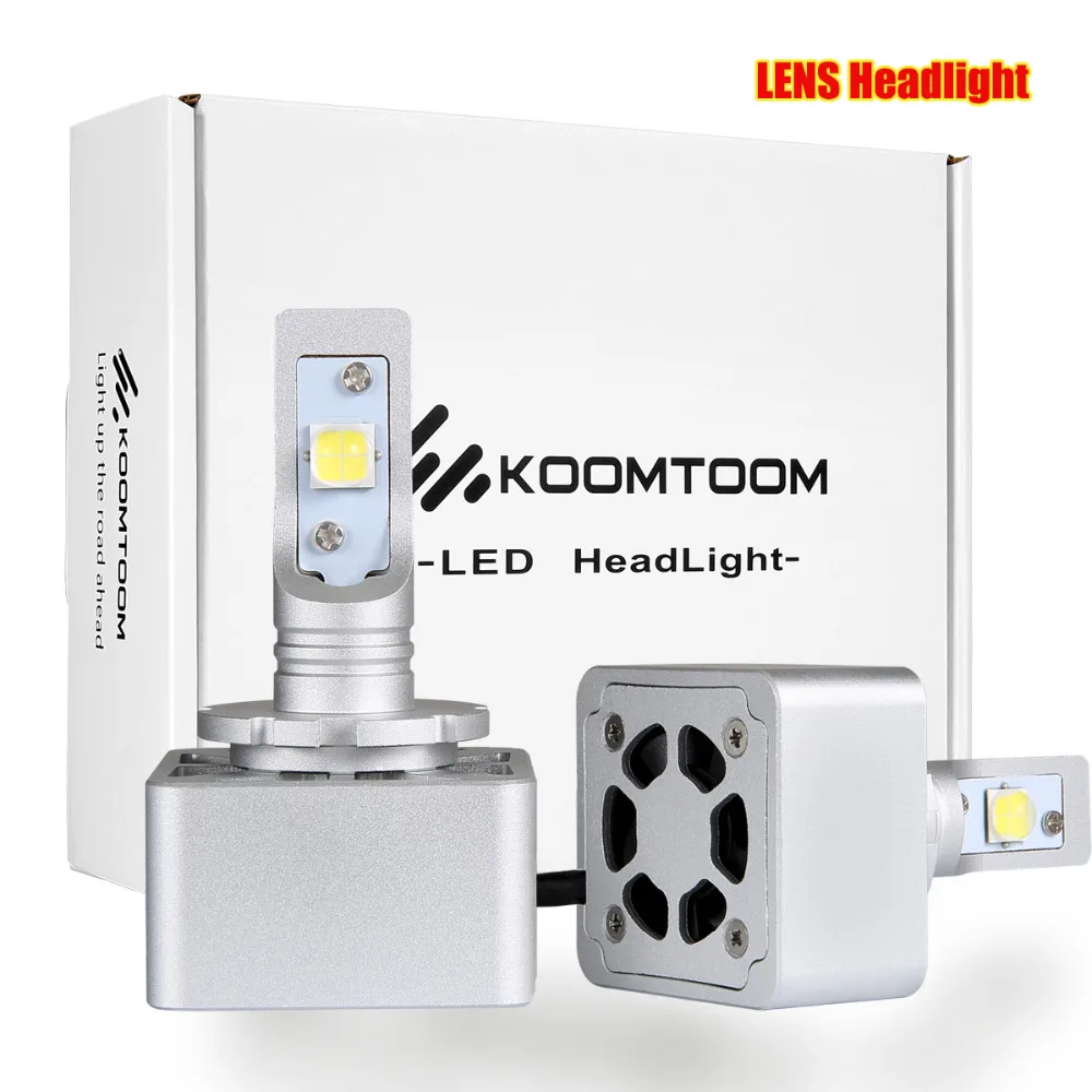 D3S D1S LED Car Headlight Bulbs LENS D2S D4S H7 LED 9005 9006 9012 H8