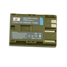 DSTE BP-511 BP511A Battery for Canon 20D 30D 40D 50D MV 30i 300 300i ZR20 25MC Camera Rechargeale 7.4v 2300mAh