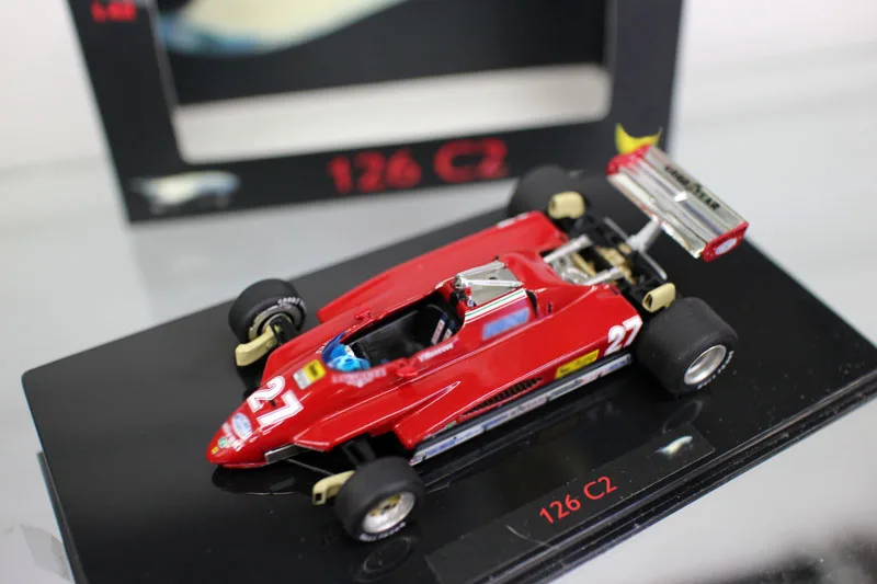 

Out of print Fine quality 1:43 formula racing model 126 C2 27# alloy model Collection model