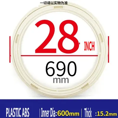 ADVANCED ABS Plastic Anti Skid Lazy Susan Turntable Base Round Table Wheel Swive Base for both Glass or Wood Table 28INCH 690MM OD