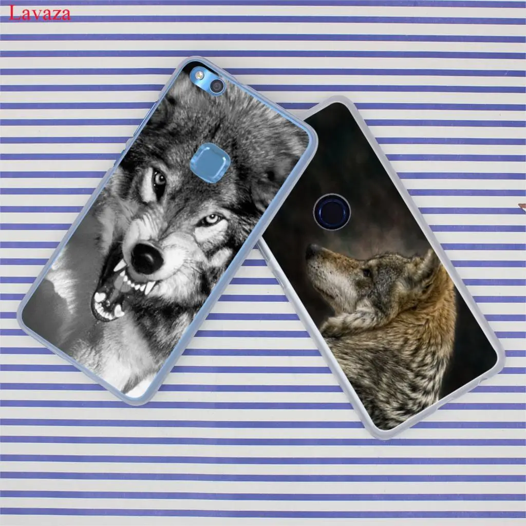 Классический жесткий чехол с волком Lavaza для Huawei Y9 Y7 Prime 2018 2019 Honor 20 10 8 8A 8X 9X 9 Lite 7C 7X 7A