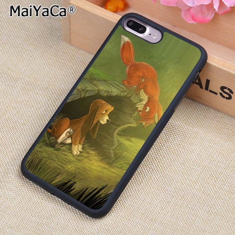 Чехол MaiYaCa с принтом лисы и гондушки для iPhone 5 6 s 7 8 plus 11 12 Pro X XR XS max Samsung S6 S7 S8 S9 S10|cover