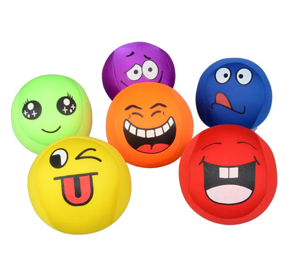 Super Stretchy Stress Ball Smile All kids toy Stress Reliever Children expressions Face Squeeze handball toy Gift saint valentin