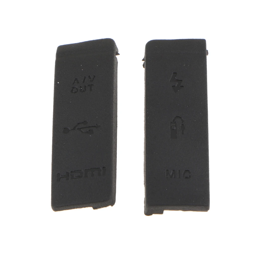 USB 47mm Mic HDMI Interface Dust Door Lid Cap Cover Replacement For Canon EOS 5D2 5D Mark II DSLR