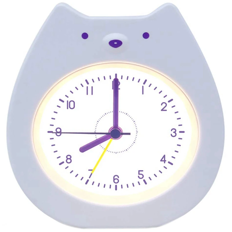 Kids Alarm Clock, Children Sleep Training Clock, Smart Night Light