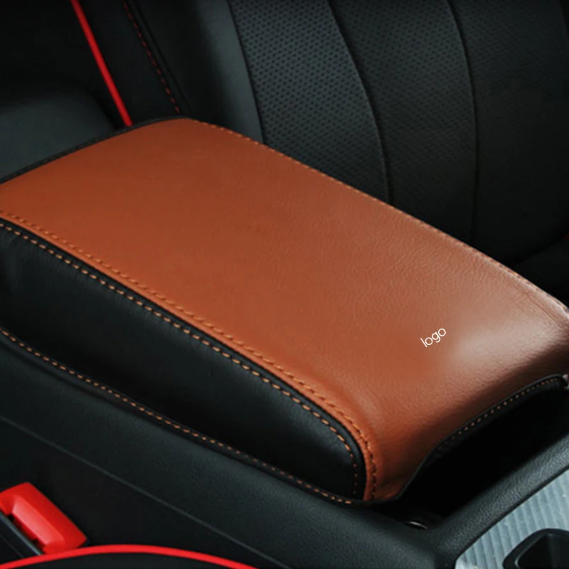 

Car interior central armrest box protective cover leather protective pad for Audi A3/A4 B9/Q5 interior modified car accessories