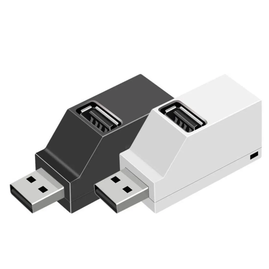 Мини USB 2,0 3 порта USB концентратор Высокоскоростной концентратор разветвитель коробка для ПК ноутбук U дисковая карта ридер для iPhone 7 8 X мобильный телефон концентратор