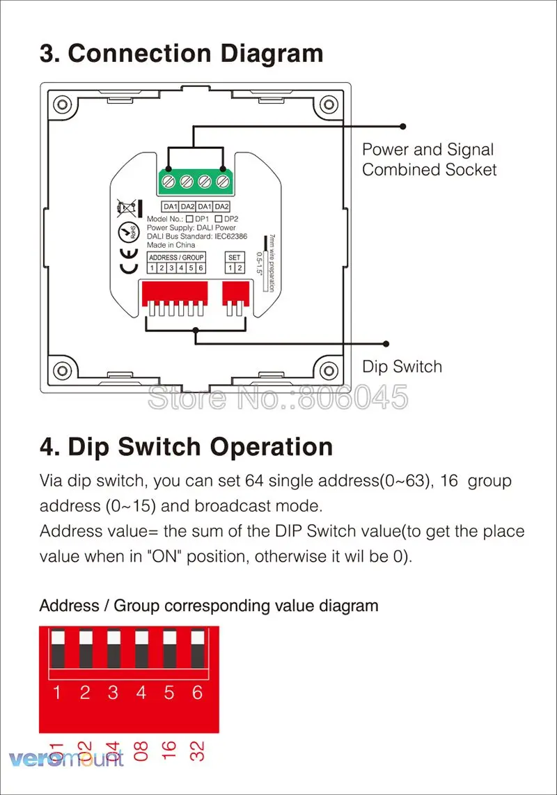 MiBOXER DC12-24V DL5 DALI контроллер IEC62386 сигнал 180 Вт/12 в 360 Вт/24 В 5 в 1 Затемнение/RGB/RGBW/RGBWW/CCT светодиодные полосы контроллер